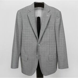 Sartore X Syd Jerome Blazer 40R Reda Super 110s Wool Men Grey Italian Sport Coat